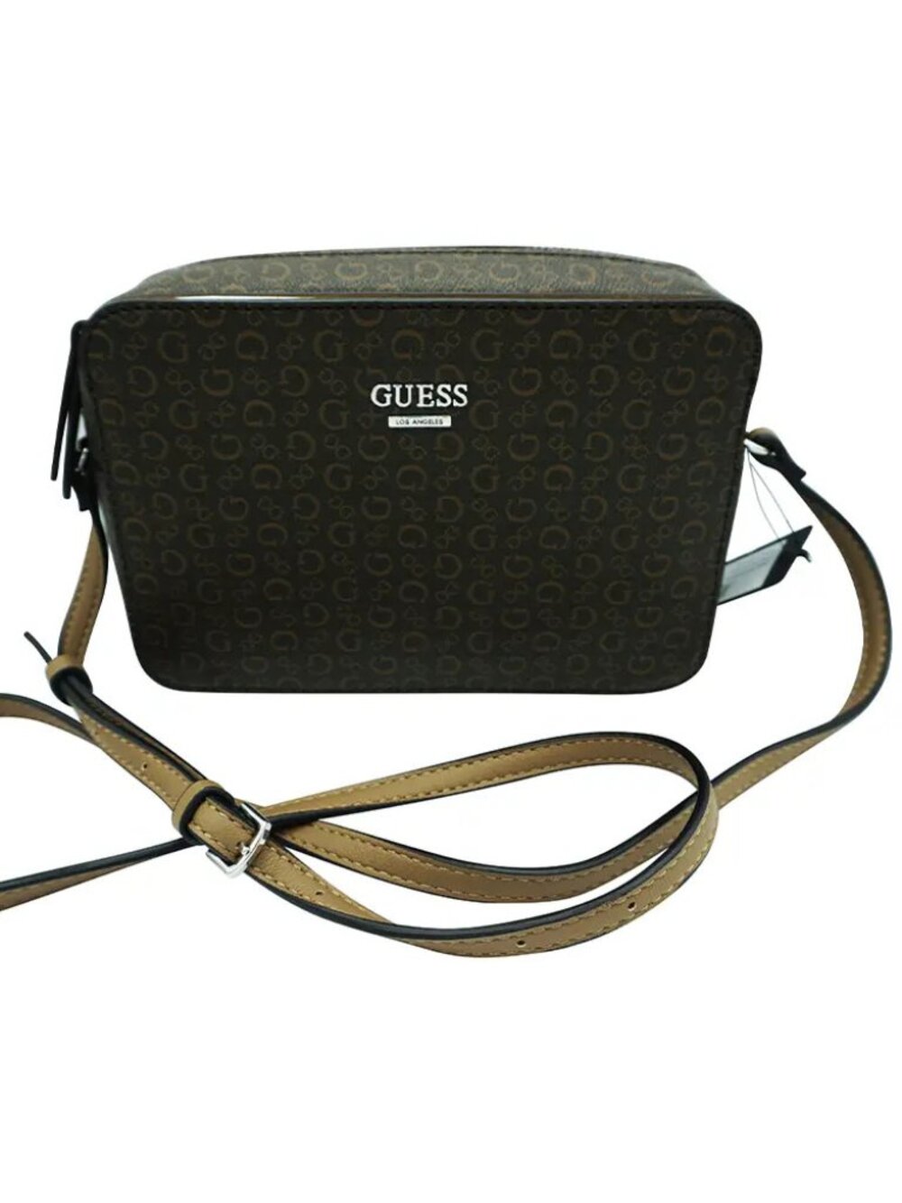 Guess Crossbody Bag Natural Kalei Mini Satchel